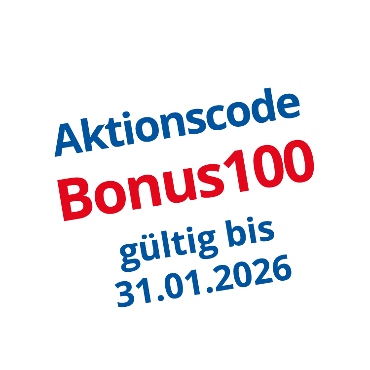 Aktionscode Bonus100