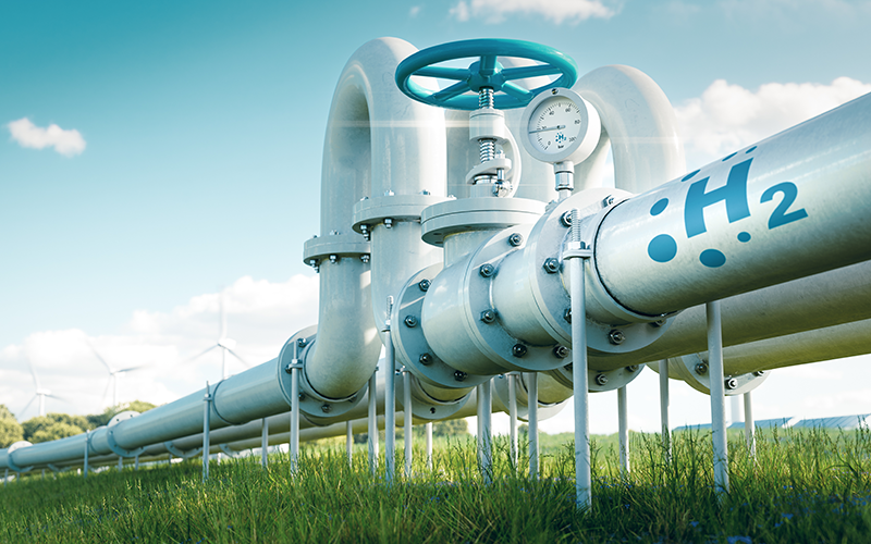 Abbildung einer Power-to-Gas-Technologie