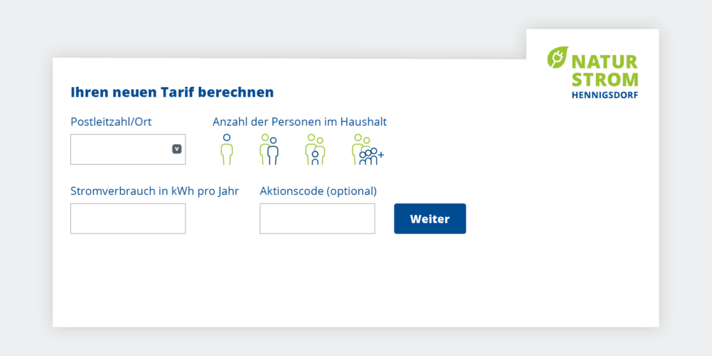 Tarifrechner Naturstrom Hennigsdorf